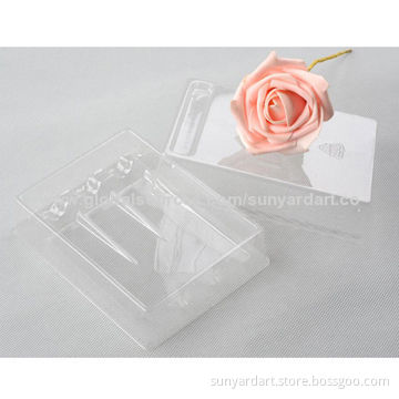 Blister with embossed wording and recycle symbol